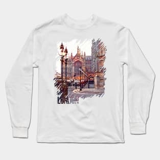 Palace of Westminster. London, UK Long Sleeve T-Shirt